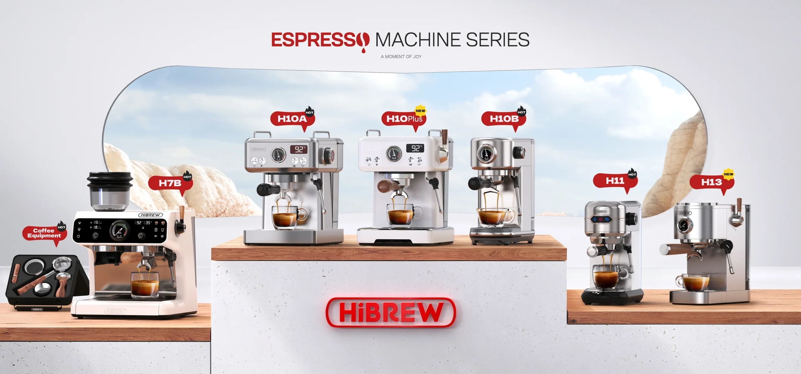 hibrew coffee machine show