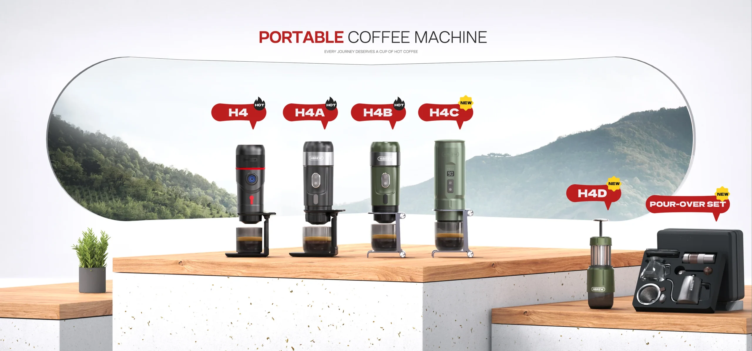 hibrew coffee machine show