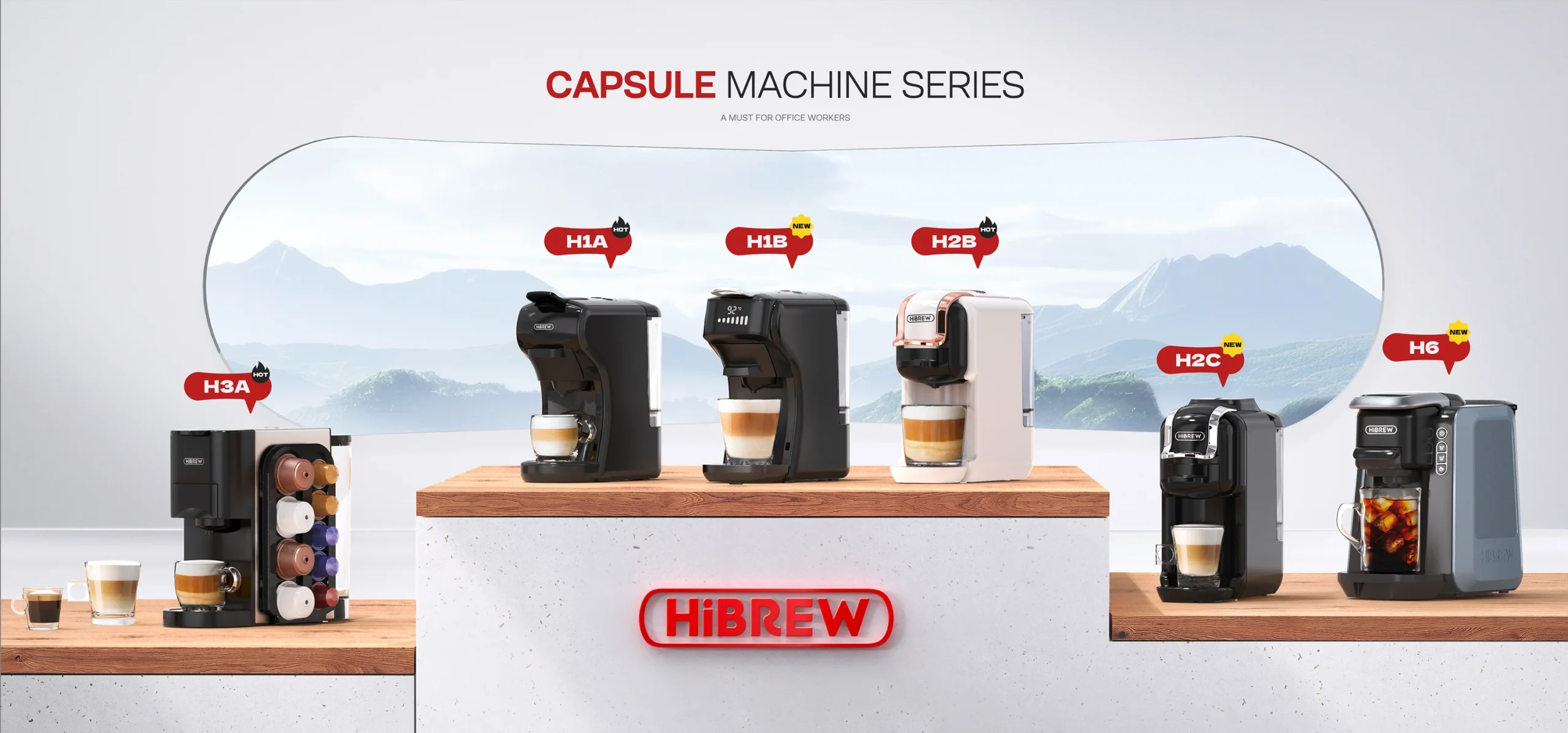 hibrew coffee machine show