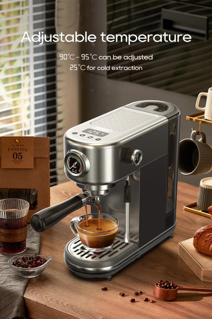 hobrew coffee machine show Semi Automatic Coffee Machine