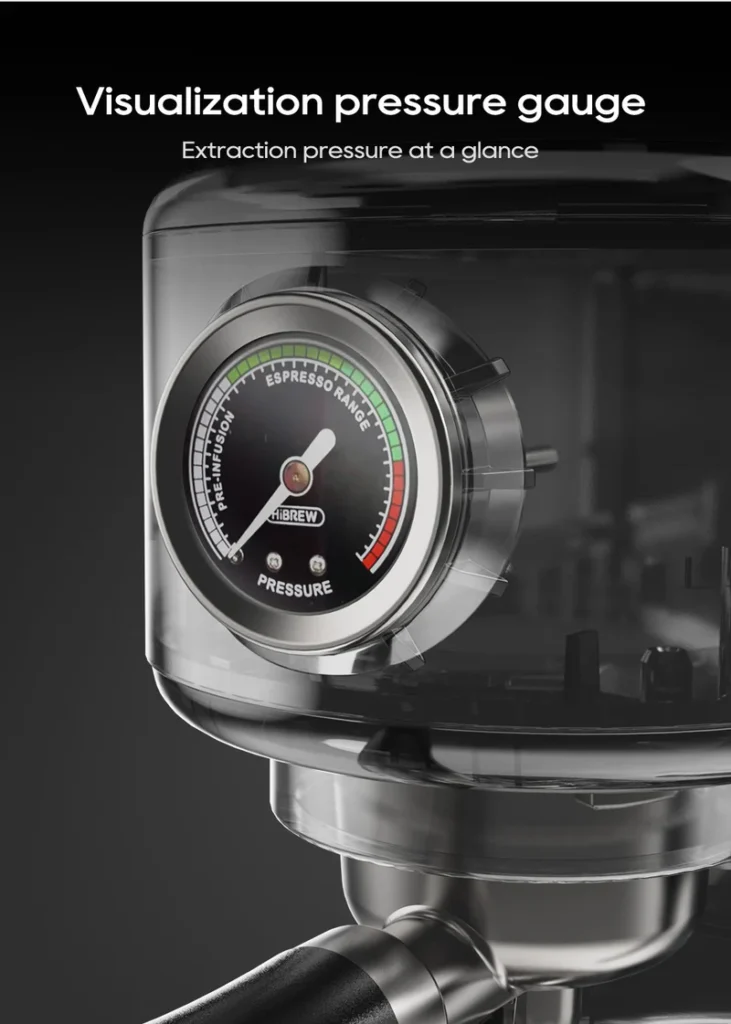hibrew h10b coffee machine VISUALIZATION Semi Automatic Coffee Machine