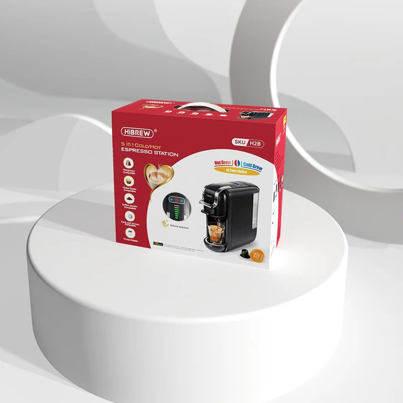 HIBREW Capsule Coffee Machine h2b package